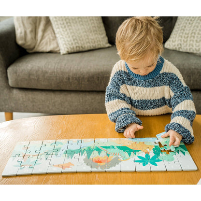 Dinosaurs 1-26 Number Puzzle with 26 Pieces from Orange Tree Toys