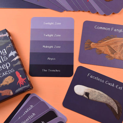 Amazing Animals of the Deep Fact Cards