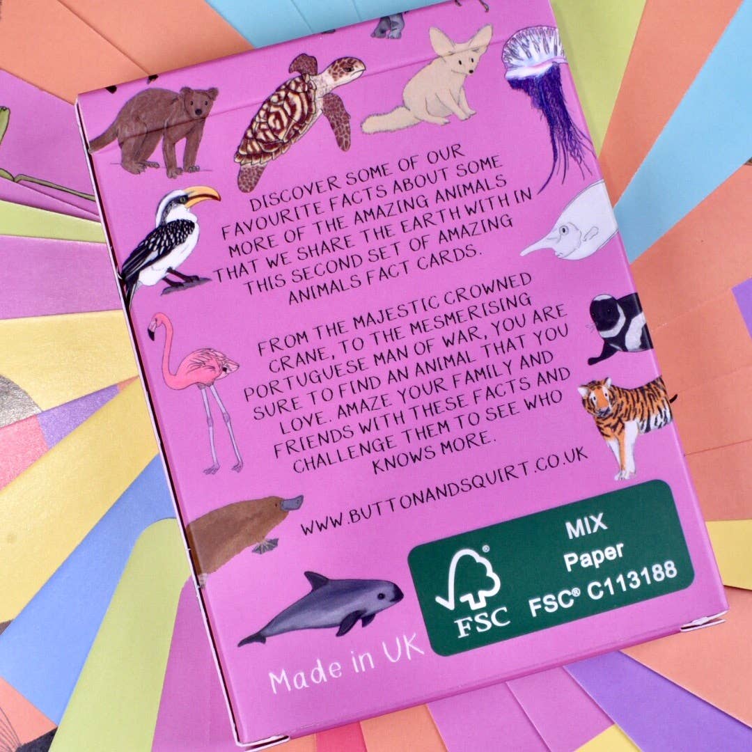 Amazing Animals Fact Cards Set Two