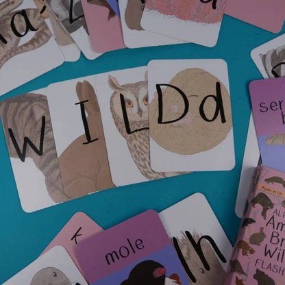 Alphabet of Amazing British Wildlife Flash Cards