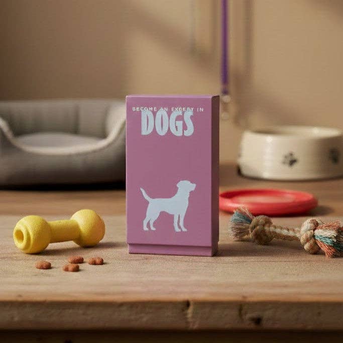 Become an Expert in Dogs 100-Card Fact Deck from Pikkii
