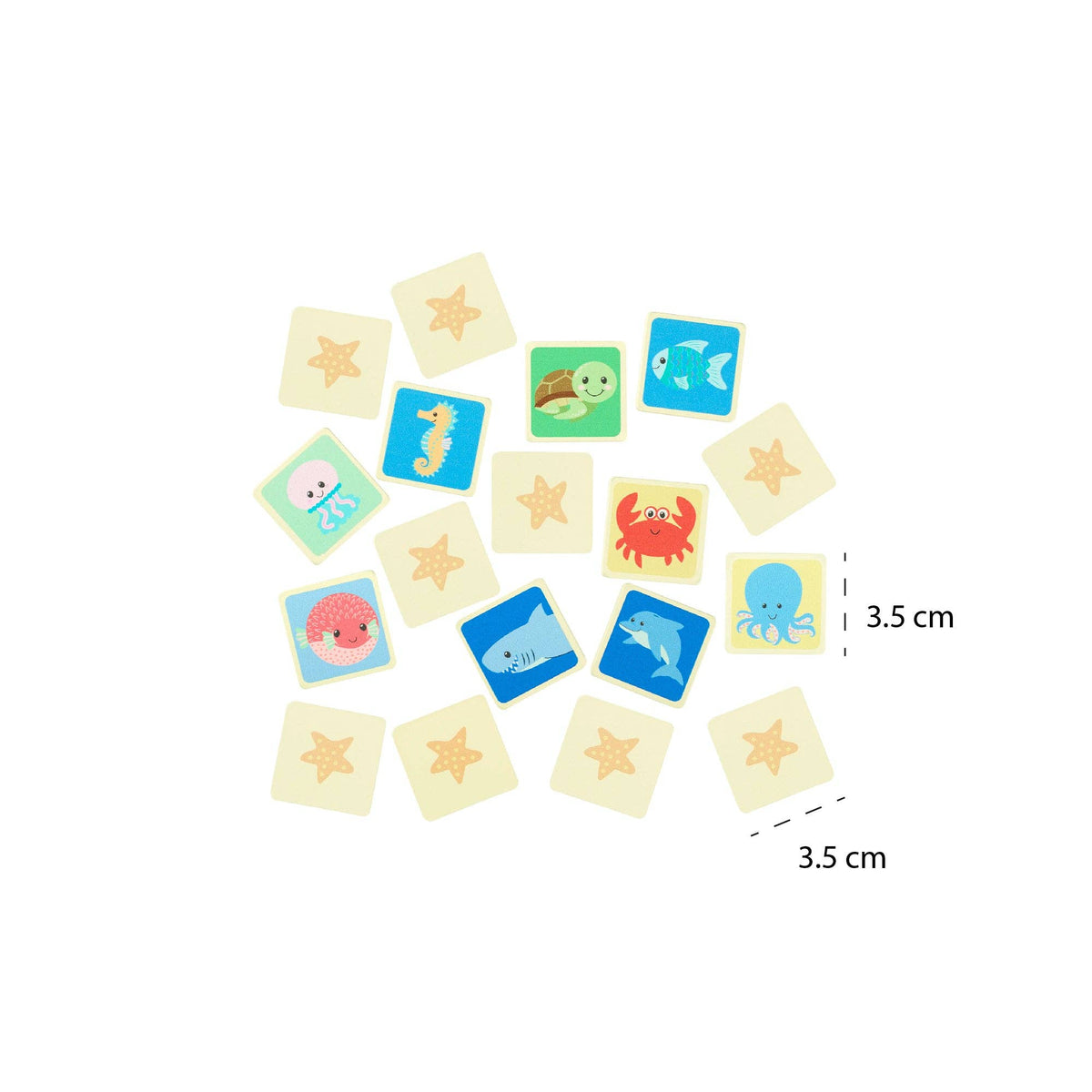 Sea Life Wooden Memory Game from Orange Tree Toys