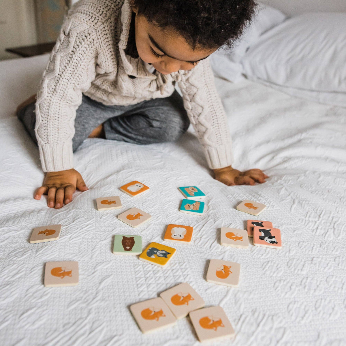 Woodland Animal Wooden Memory Game from Orange Tree Toys