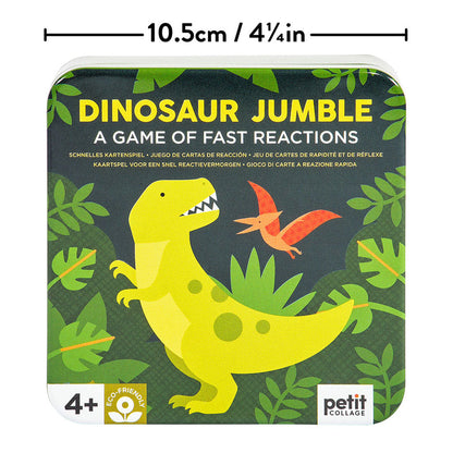 Dinosaur Jumble Fast-Reaction Card Game from Petit Collage