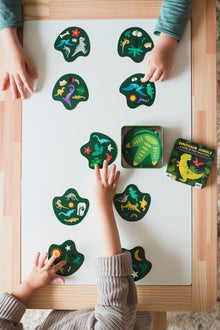 Dinosaur Jumble Fast-Reaction Card Game from Petit Collage
