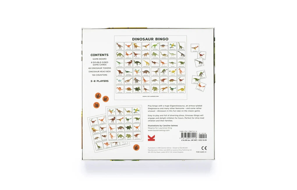 Dinosaur Bingo from Laurence King Publishing