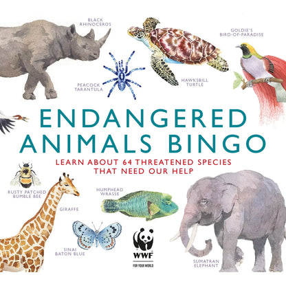 Endangered Animals Bingo from Laurence King Publishing