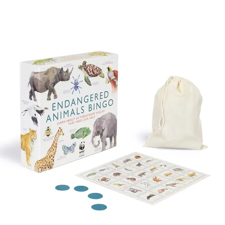 Endangered Animals Bingo from Laurence King Publishing