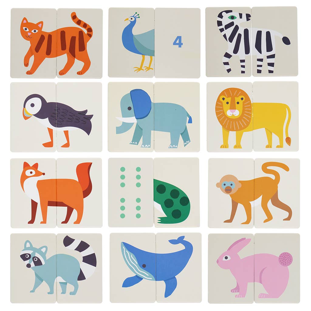 Heads and Tails Animal Matching Game from Rex London
