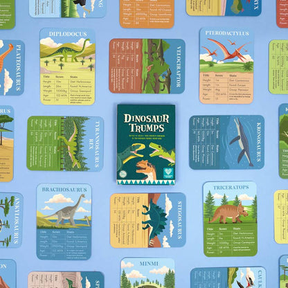 Dinosaur Trumps Card Game from Clockwork Soldier