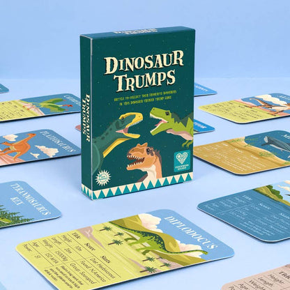 Dinosaur Trumps Card Game from Clockwork Soldier