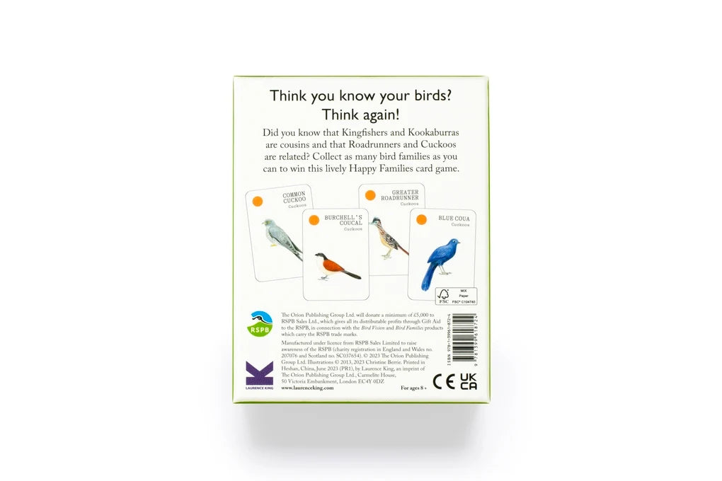 RSPB Bird Families Card Game
