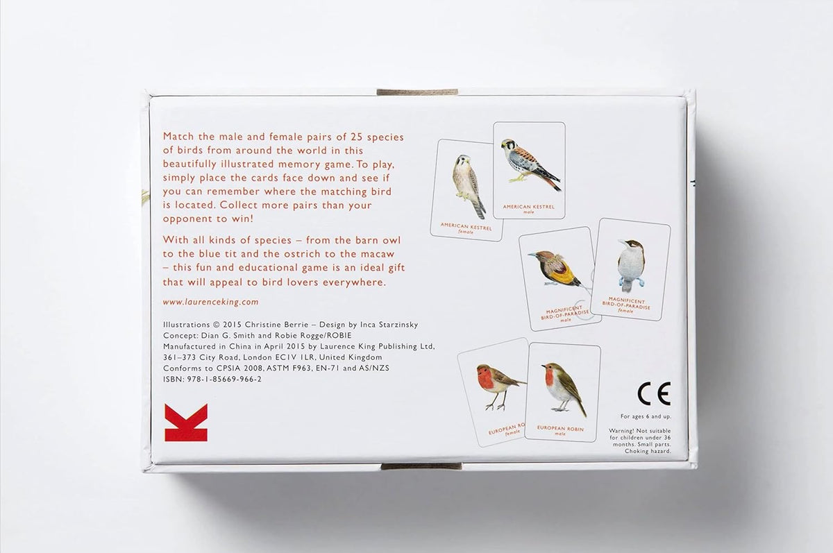 Match a Pair of Birds Memory Game by Christine Berrie