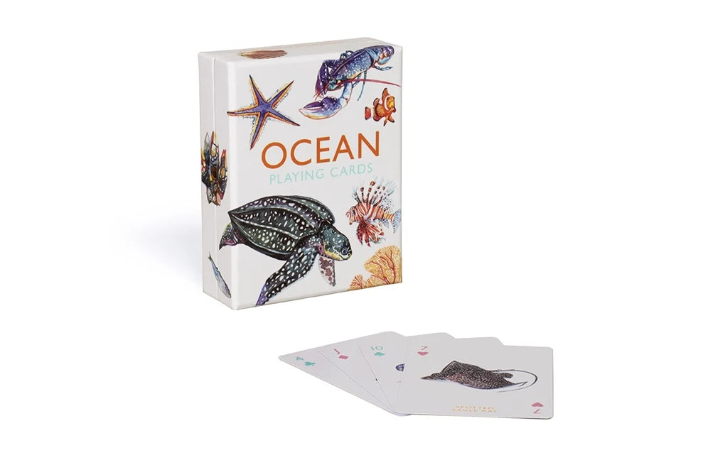 Ocean Playing Cards illustrated by Holly Exley