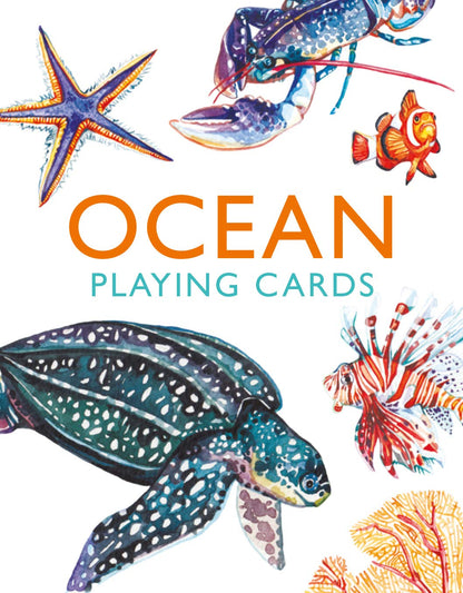 Ocean Playing Cards illustrated by Holly Exley