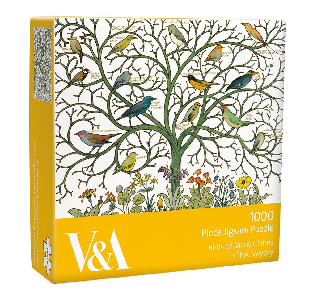 V&A Birds of Many Climes 1000 Piece Jigsaw Puzzle by C.F.A. Voysey