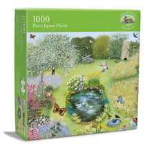 Wildlife Garden 1000 Piece Jigsaw Puzzle by Lucy Grossmith