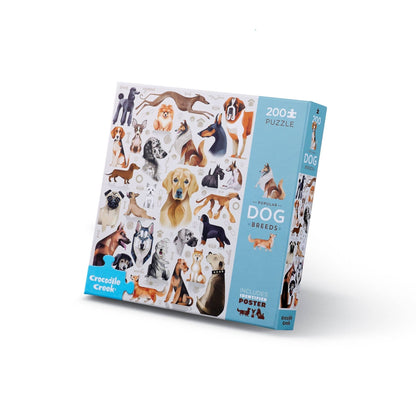 Dog Breeds 200 Piece Jigsaw Puzzle from Crocodile Creek