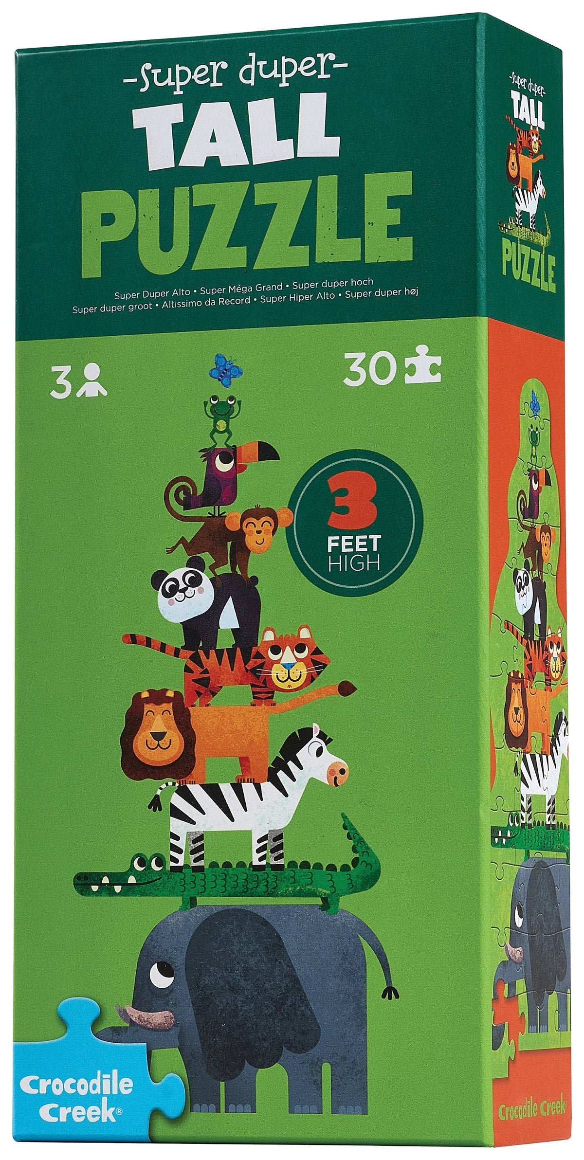 Crocodile Creek Jungle 30 Piece Tall Jigsaw Puzzle