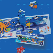 Crocodile Creek Oceans 60 Piece Long Jigsaw Puzzle