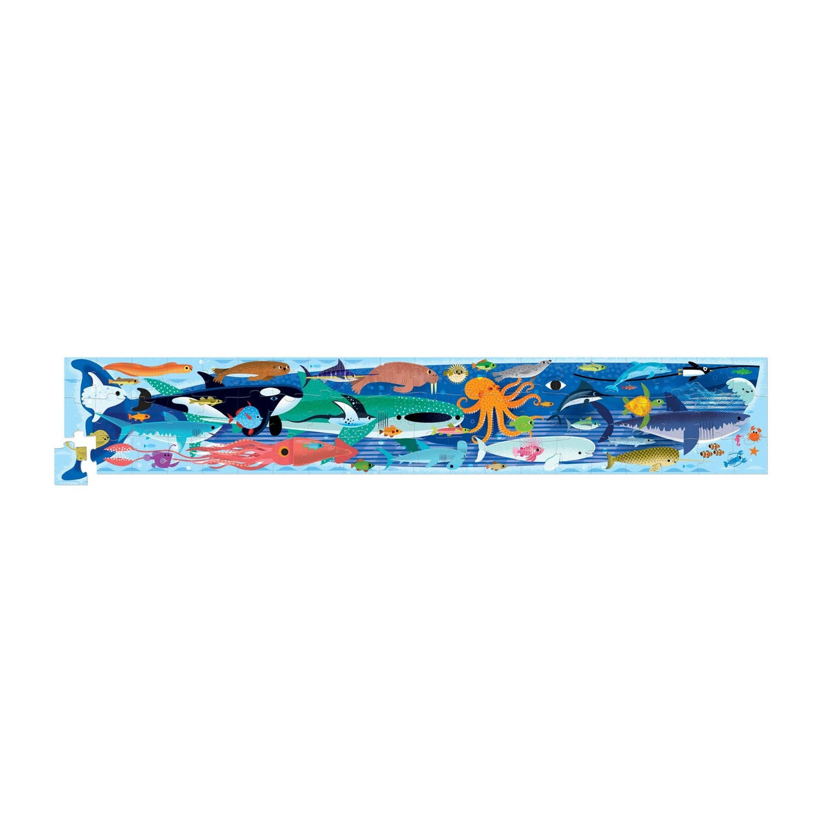 Crocodile Creek Oceans 60 Piece Long Jigsaw Puzzle