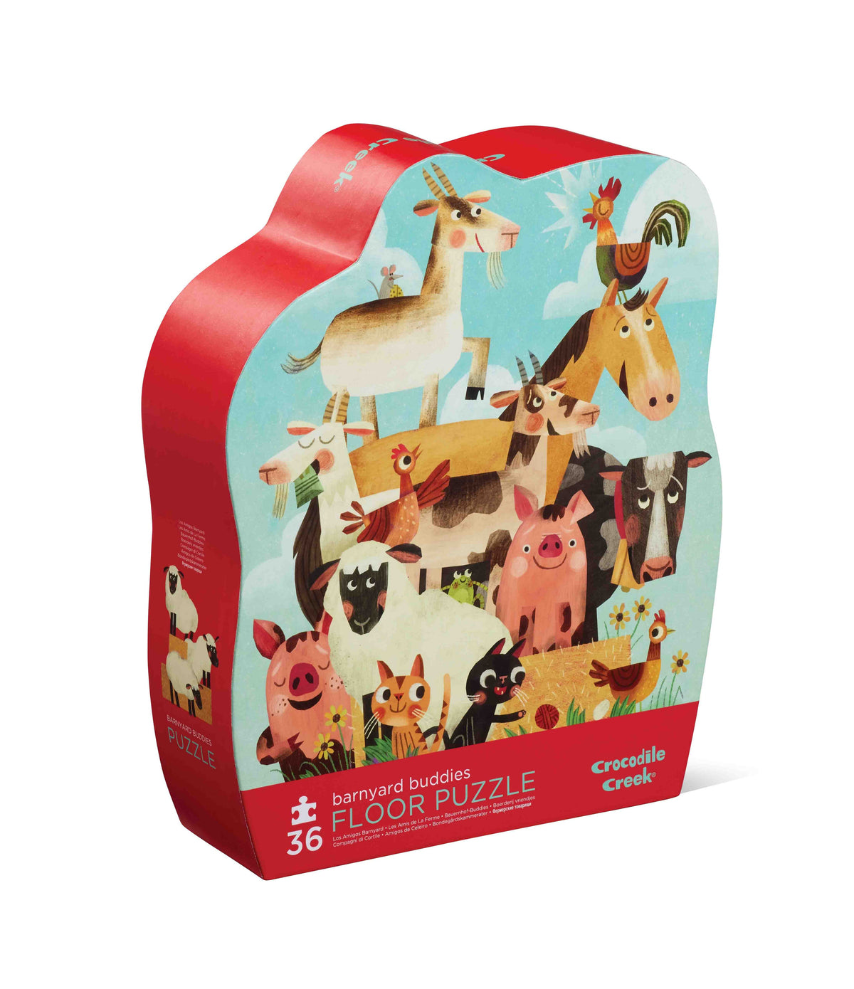 Crocodile Creek Barnyard 36 Piece Floor Jigsaw Puzzle