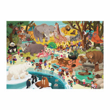 Crocodile Creek Day at the Zoo 60 Piece Floor Jigsaw Puzzle