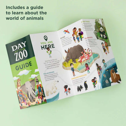 Crocodile Creek Day at the Zoo 60 Piece Floor Jigsaw Puzzle