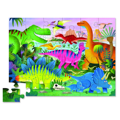 Crocodile Creek Dino Land 36 Piece Floor Jigsaw Puzzle