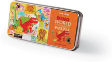Crocodile Creek Dino World 50 Piece Tin Jigsaw Puzzle