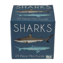 Sharks 24 Piece Mini Jigsaw Puzzle from Rex London