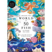 Around the World in 50 Fish 1000 Piece Jigsaw Puzzle by Marcel George
