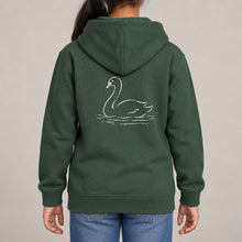 Gliding Swan Kids' Hoodie - Wild Lines lead image