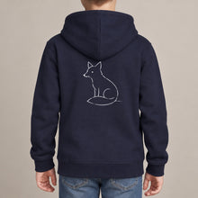 Poised Fox Kids' Hoodie - Wild Lines lead image