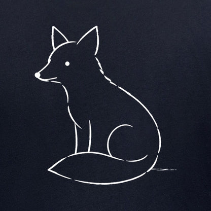 Poised Fox Kids' Hoodie - Wild Lines gallery image 2