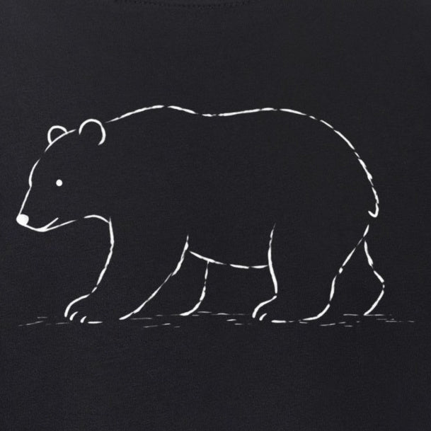 Roaming Bear Kids' Hoodie - Wild Lines gallery image 2