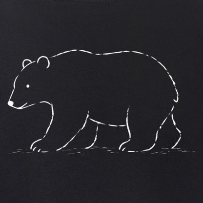 Roaming Bear Kids' Hoodie - Wild Lines gallery image 2