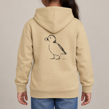 Proud Puffin Kids' Hoodie - Wild Lines lead image
