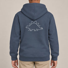 Stepping Stegosaurus Kids' Hoodie - Wild Lines lead image