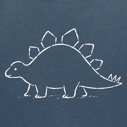 Stepping Stegosaurus Kids' Hoodie - Wild Lines gallery image 2