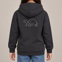 Steady Tortoise Kids' Hoodie - Wild Lines lead image
