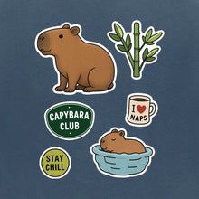 Capybara Chill Club Kids' Hoodie - Badges of the Wild gallery image 2