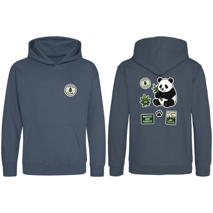 Forest Protector Kids' Hoodie - Badges of the Wild Airforce Blue colour variant image