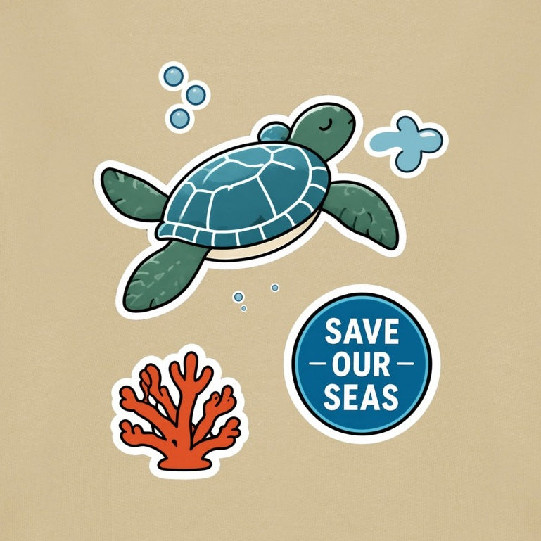 Save Our Seas Kids' Hoodie - Badges of the Wild gallery image 2