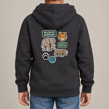 Wildlife Warriors Kids' Hoodie - Badges of the Wild lead image