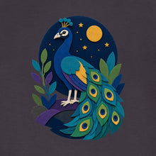 Peacock at Midnight Kids' Hoodie - Felt & Fauna gallery image 2