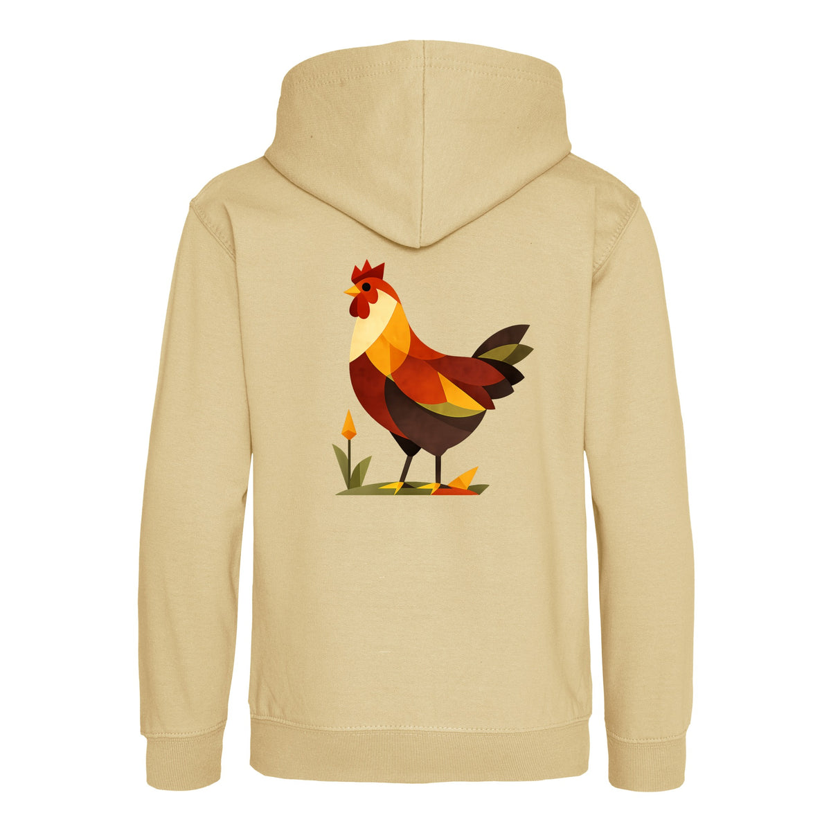 Cockerel at Dawn Kids' Hoodie - Prism Kingdom Desert Sand colour variant image