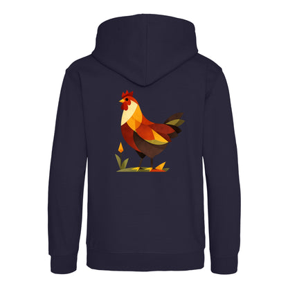 Cockerel at Dawn Kids' Hoodie - Prism Kingdom French Navy colour variant image