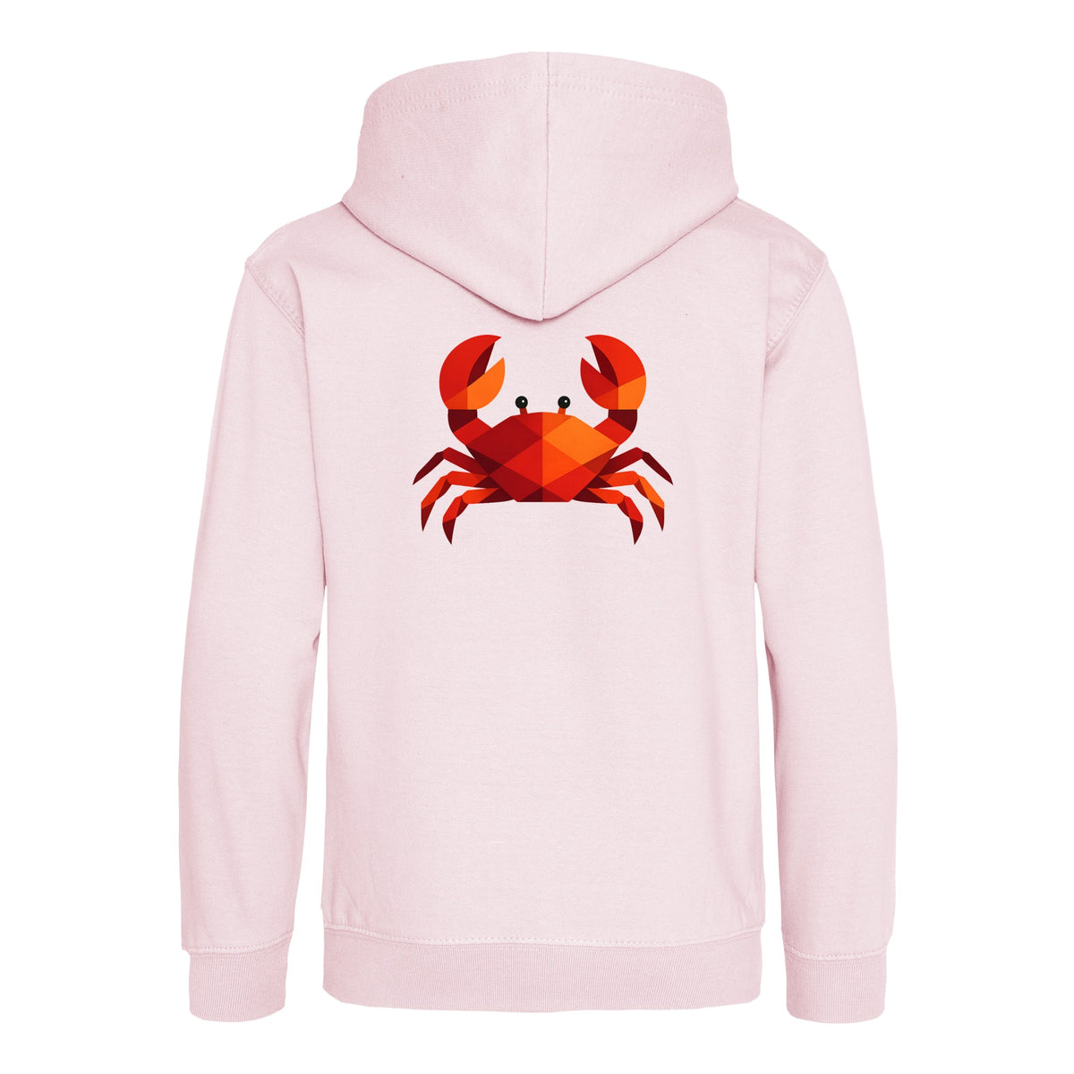 Crab in Crimson Kids' Hoodie - Prism Kingdom Baby Pink colour variant image