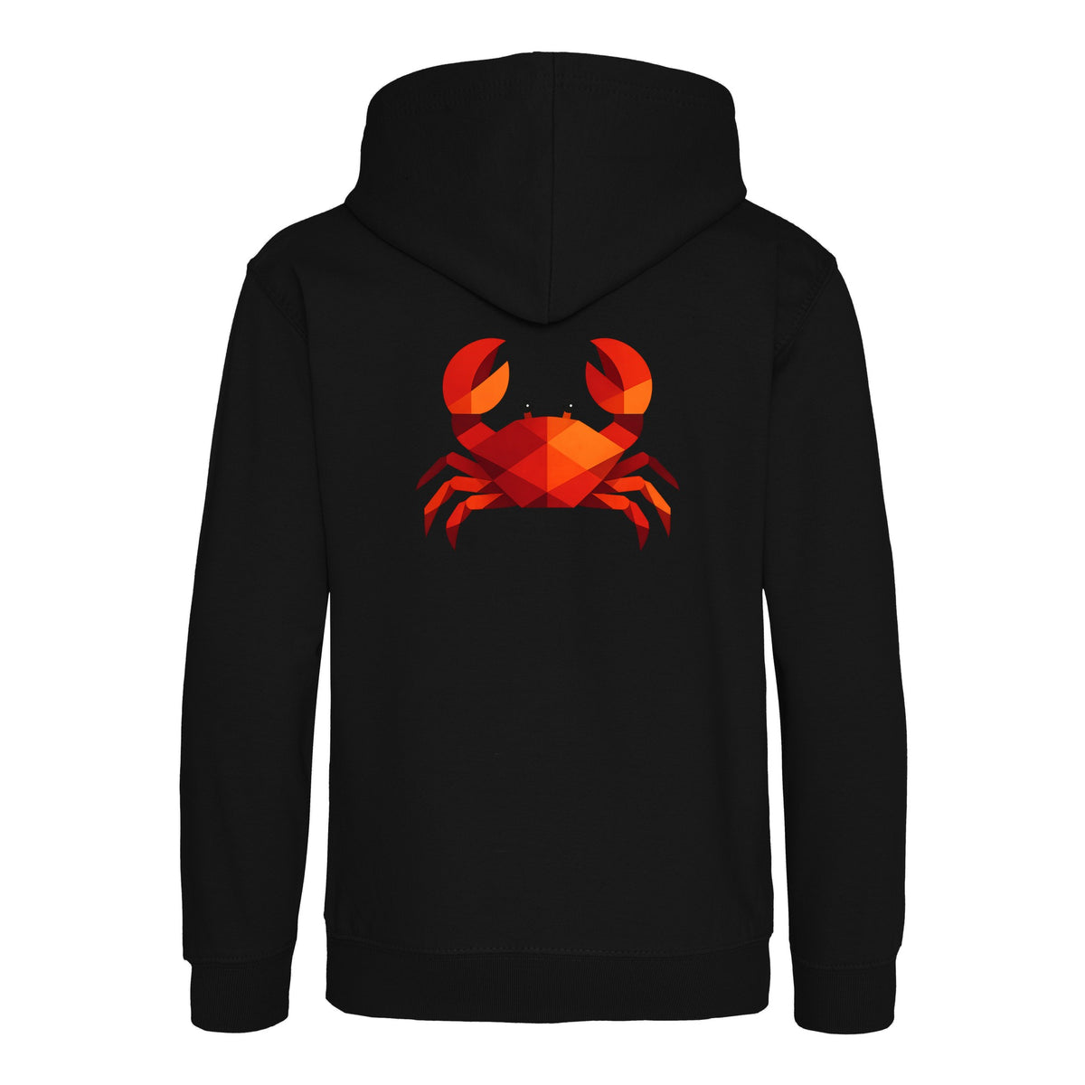 Crab in Crimson Kids' Hoodie - Prism Kingdom Deep Black colour variant image